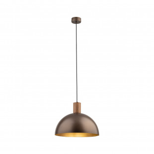 Lampa wisząca Oslo TK Lighting | Loftowa, brązowa, E27