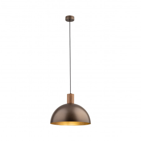 Lampa wisząca Oslo TK Lighting | Loftowa, brązowa, E27
