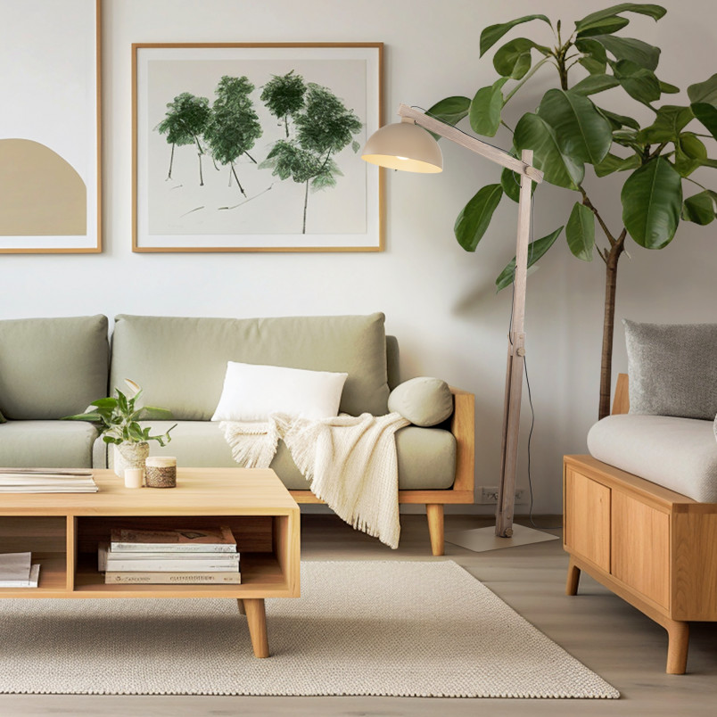 Lampa podłogowa Oslo Sabia | Skandynawski design TK Lighting