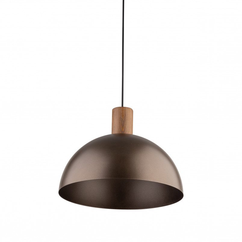 Lampa wisząca Oslo TK Lighting | Loftowa, brązowa, E27