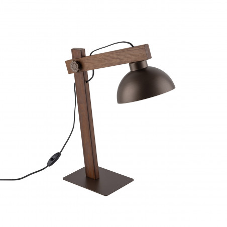 Lampa biurkowa Loft Oslo | TK Lighting - Brązowa, E27