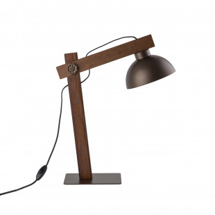 Lampa biurkowa Loft Oslo | TK Lighting - Brązowa, E27