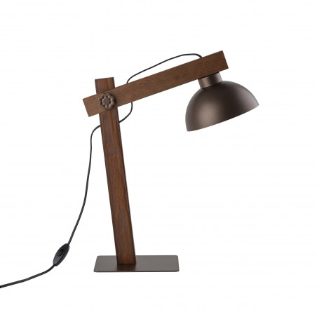 Lampa biurkowa Loft Oslo | TK Lighting - Brązowa, E27