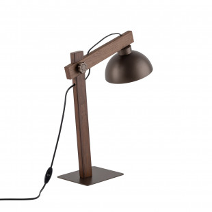 Lampa biurkowa Loft Oslo | TK Lighting - Brązowa, E27