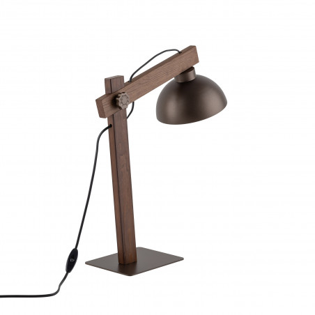 Lampa biurkowa Loft Oslo | TK Lighting - Brązowa, E27