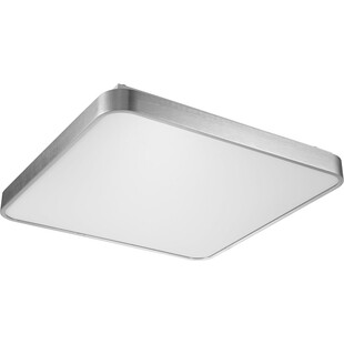 Plafon nowoczesny kwadratowy SIERRA 40 LED srebrny marki ZumaLine