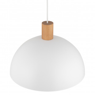 Lampa wisząca Oslo | Skandynawska, biały/sosna | TK Lighting