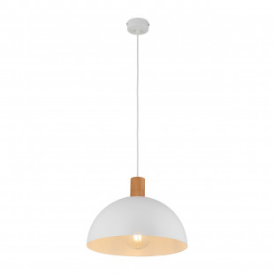 Lampa wisząca Oslo | Skandynawska, biały/sosna | TK Lighting
