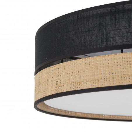 Plafon Boho Paglia New 45cm Czarny | TK Lighting