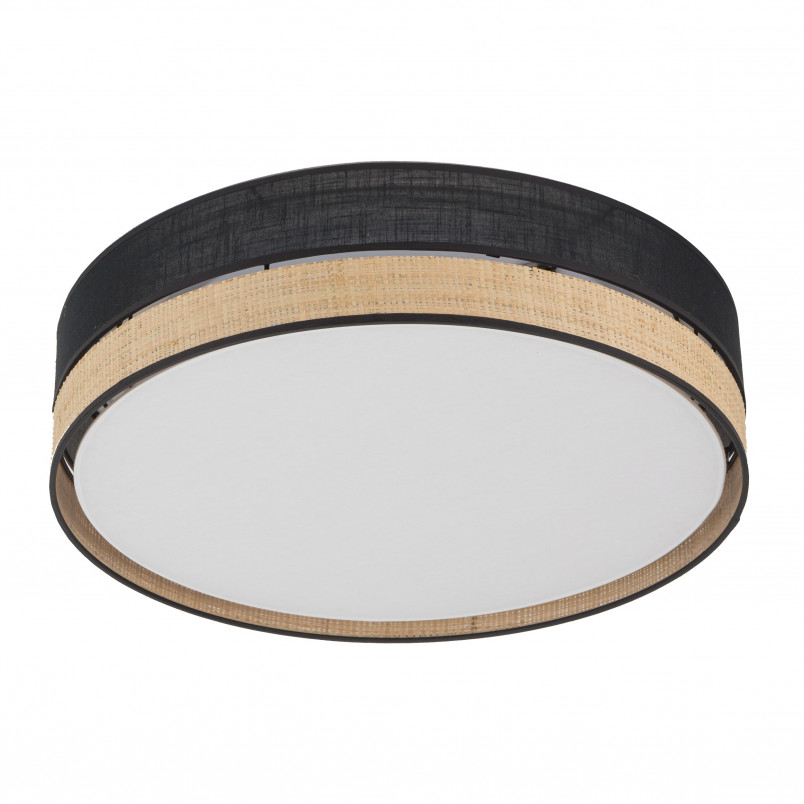 Plafon Boho Paglia New 45cm Czarny | TK Lighting