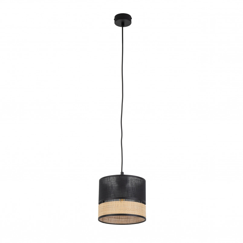 Lampa Boho Wisząca Paglia New Czarna | TK Lighting