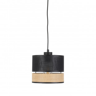 Lampa Boho Wisząca Paglia New Czarna | TK Lighting