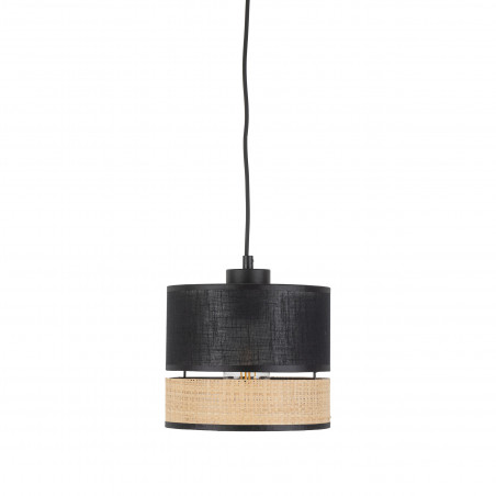 Lampa Boho Wisząca Paglia New Czarna | TK Lighting