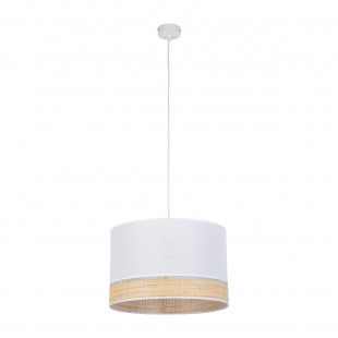 Lampa Boho Wisząca Paglia New - TK Lighting | Biały