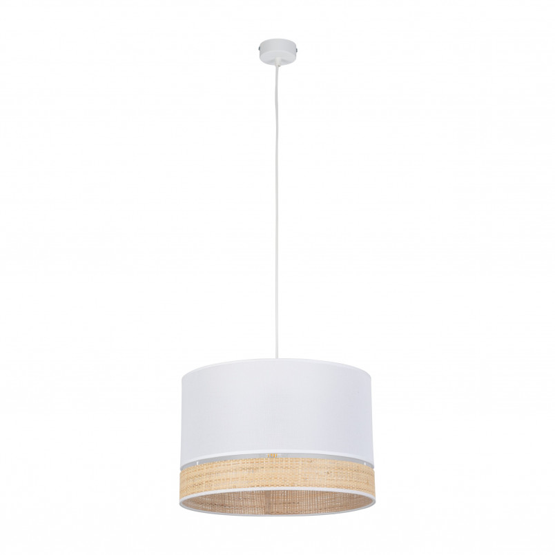 Lampa Boho Wisząca Paglia New - TK Lighting | Biały