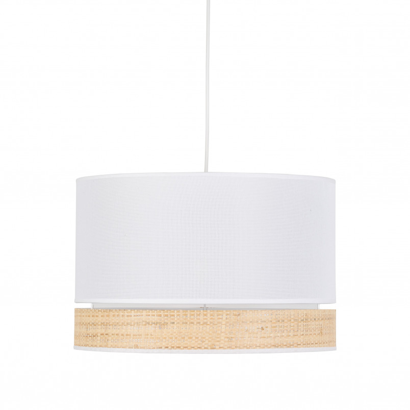 Lampa Boho Wisząca Paglia New - TK Lighting | Biały