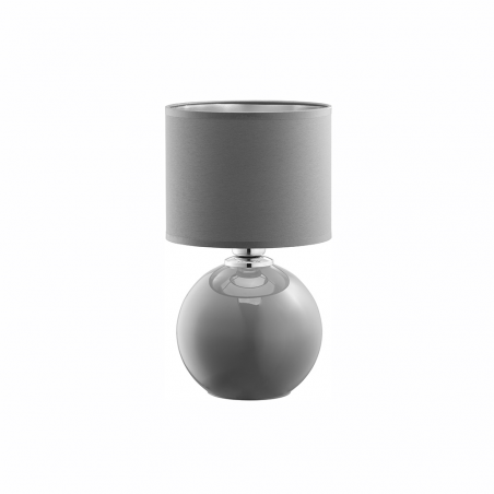 Lampa stołowa szklana Palla Small szara TK Lighting | Elegancki Design