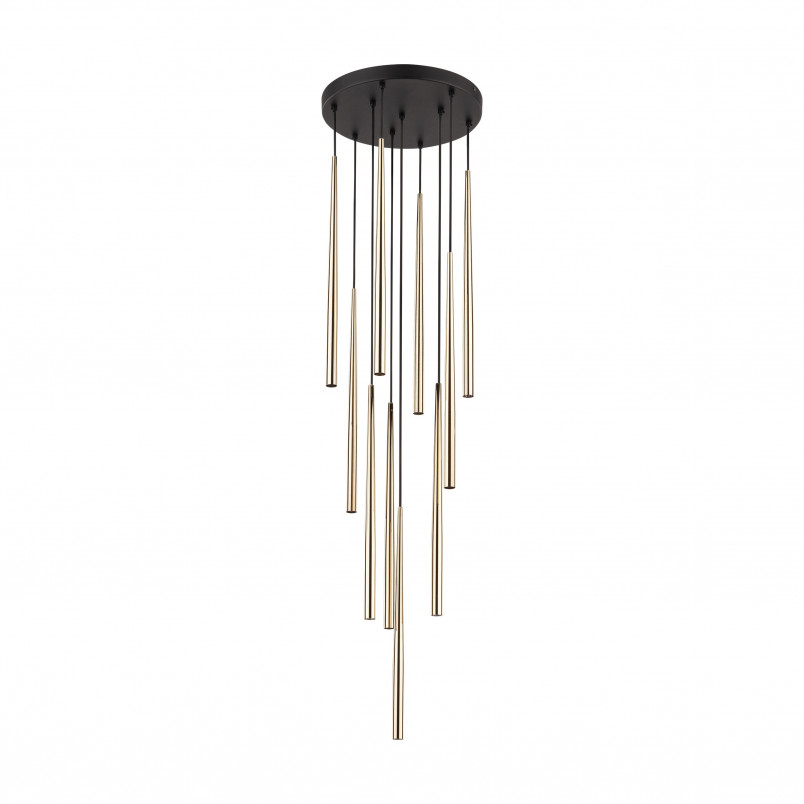 Lampa Glamour Wisząca Piano X Złota | TK Lighting