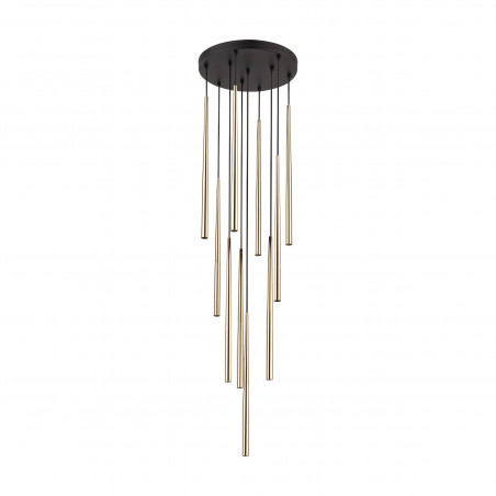 Lampa Glamour Wisząca Piano X Złota | TK Lighting