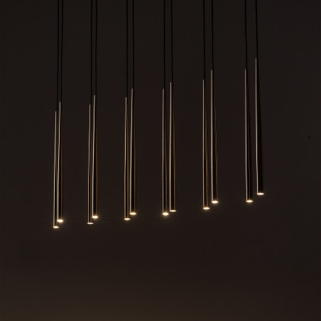 Lampa Glamour Piano XII - Złota, Wisząca, TK Lighting |