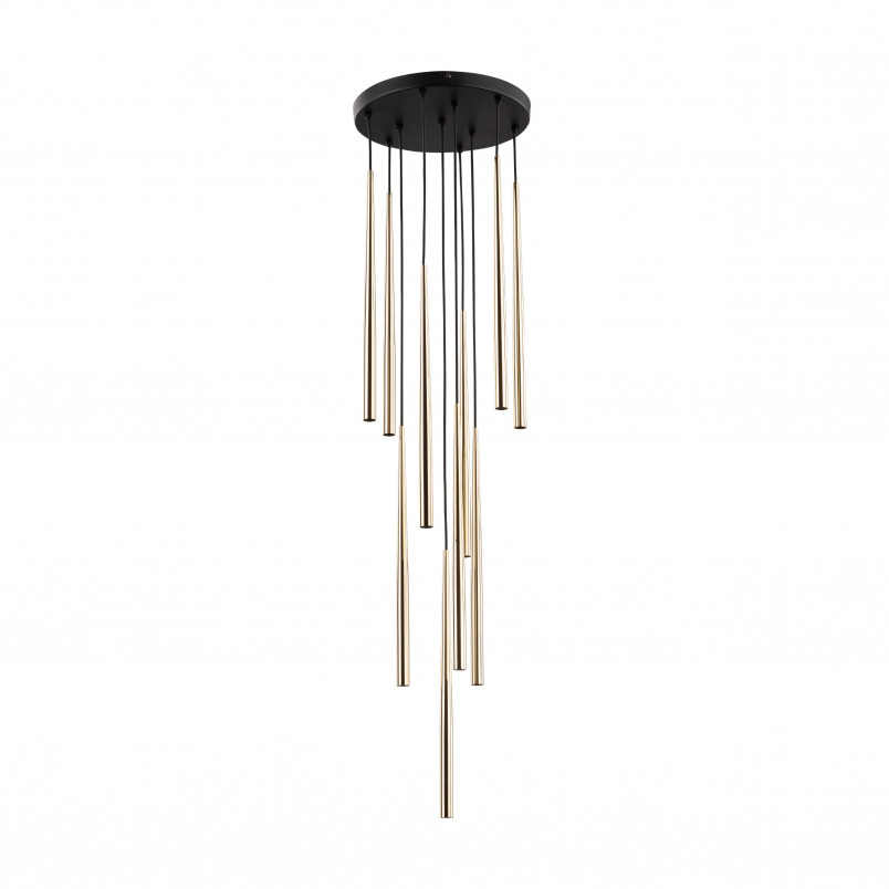 Lampa Glamour Wisząca Piano X Złota | TK Lighting