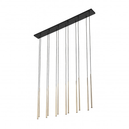 Lampa Glamour Piano XII - Złota, Wisząca, TK Lighting |