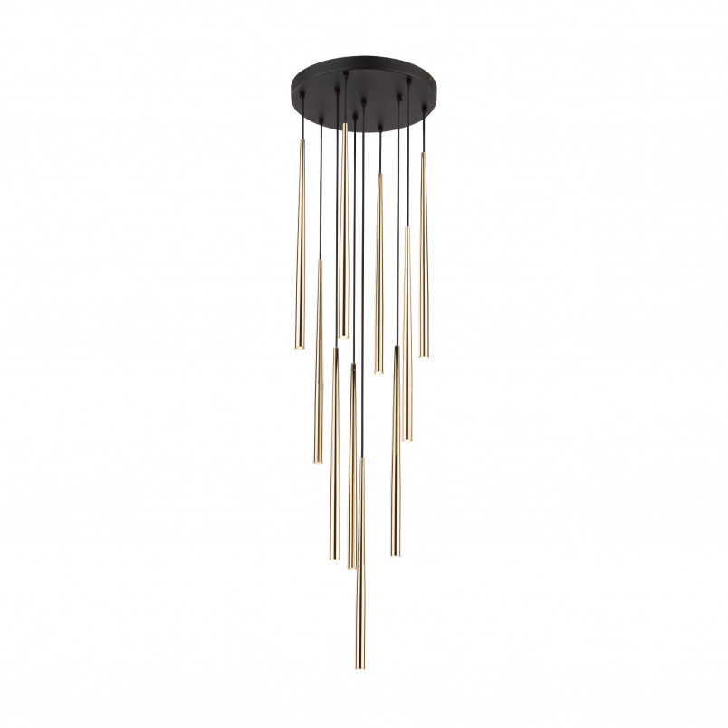 Lampa Glamour Wisząca Piano X Złota | TK Lighting