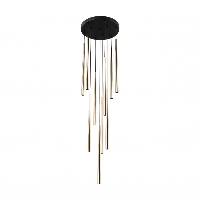 Lampa Glamour Wisząca Piano X Złota | TK Lighting