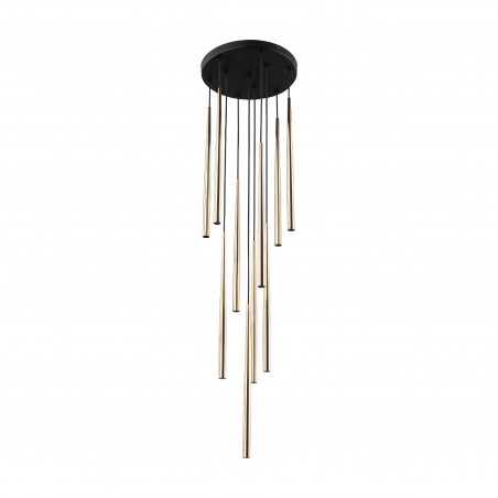Lampa Glamour Wisząca Piano X Złota | TK Lighting