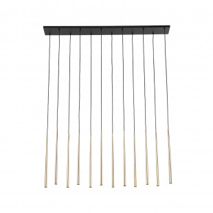 Lampa Glamour Piano XII - Złota, Wisząca, TK Lighting |