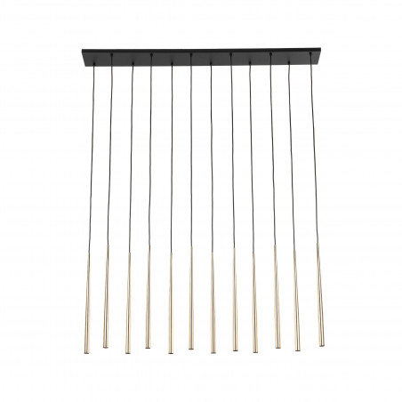 Lampa Glamour Piano XII - Złota, Wisząca, TK Lighting |