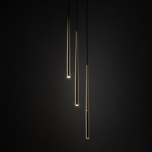 Lampa Wisząca Piano III Złota TK Lighting | Glamour i Minimalizm