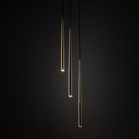 Lampa Wisząca Piano III Złota TK Lighting | Glamour i Minimalizm