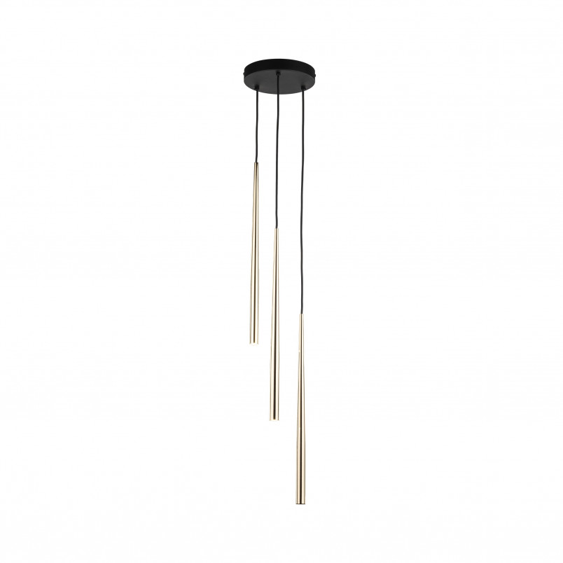 Lampa Wisząca Piano III Złota TK Lighting | Glamour i Minimalizm