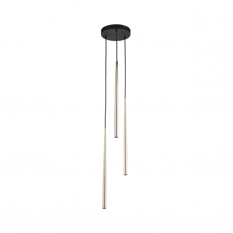 Lampa Wisząca Piano III Złota TK Lighting | Glamour i Minimalizm