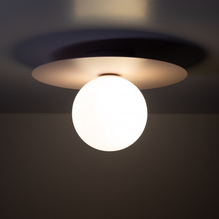 Plafon szklany Pixi 25cm - Biały/Różowy | TK Lighting