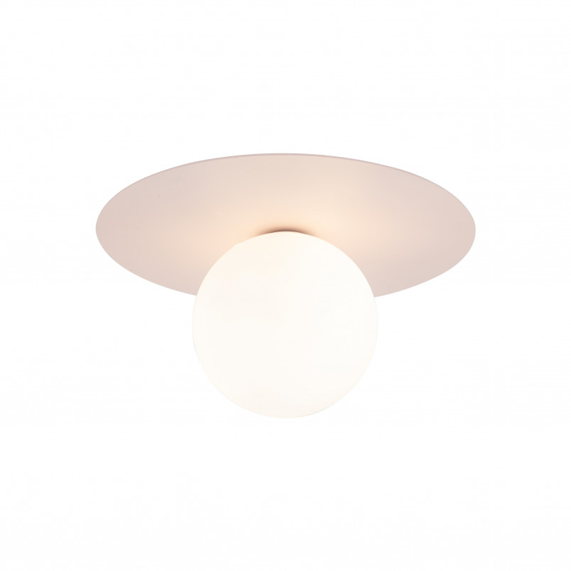 Plafon szklany Pixi 25cm - Biały/Różowy | TK Lighting