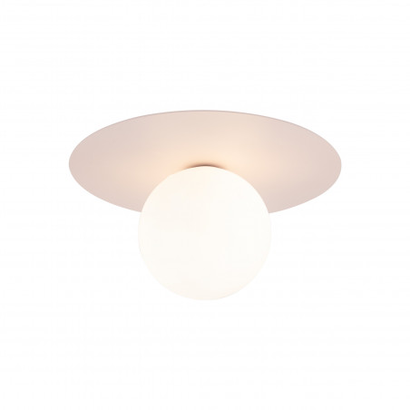Plafon szklany Pixi 25cm - Biały/Różowy | TK Lighting