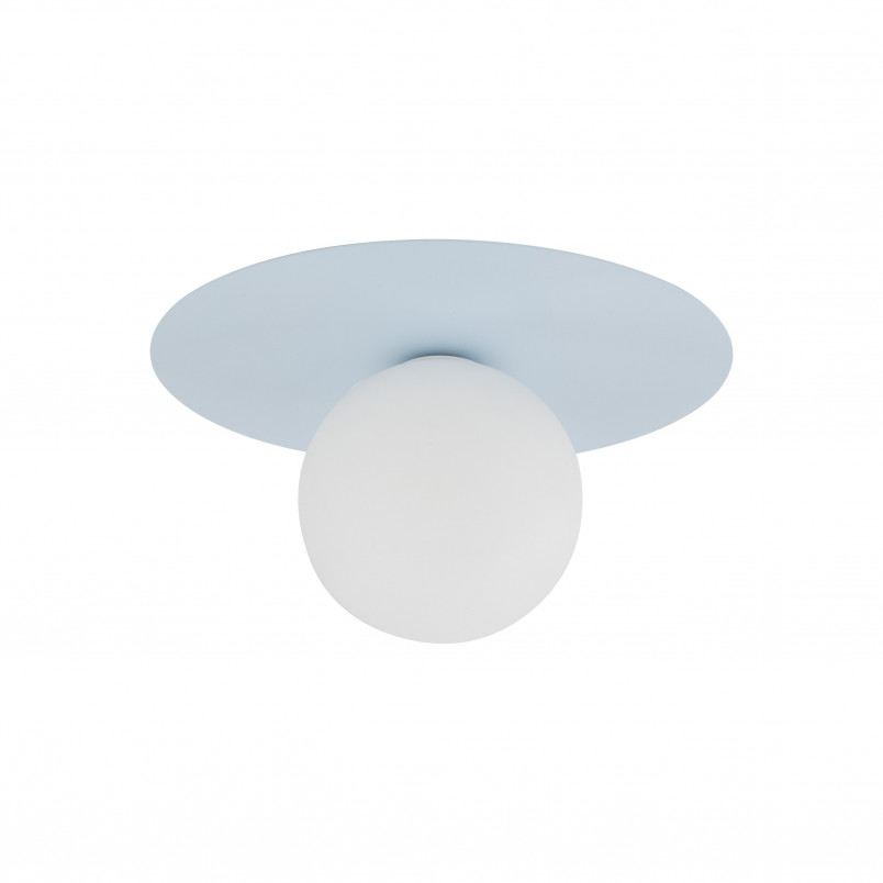 Plafon szklany Pixi 25cm - TK Lighting | Biały/Niebieski