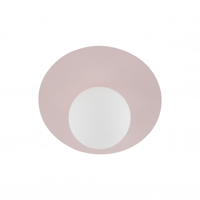 Plafon szklany Pixi 25cm - Biały/Różowy | TK Lighting