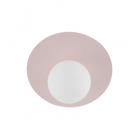 Plafon szklany Pixi 25cm - Biały/Różowy | TK Lighting