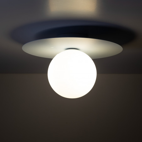Plafon szklany Pixi 25cm - TK Lighting | Biały/Niebieski
