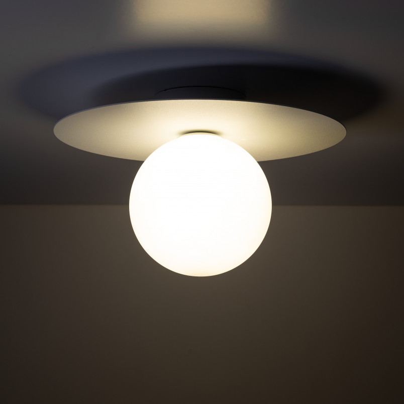Plafon szklany Pixi 25cm biały TK Lighting | Sklep z lampami