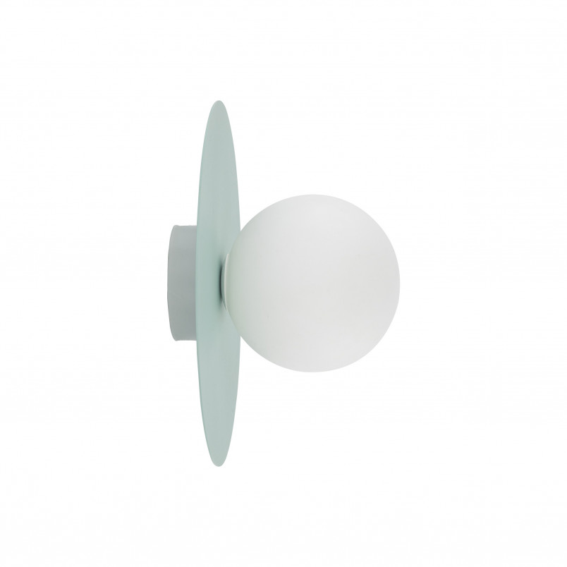 Plafon szklany Pixi 25cm biały/miętowy TK Lighting | Światło dla dzieci