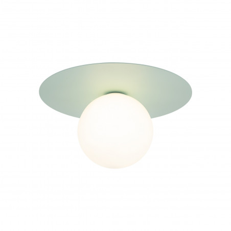 Plafon szklany Pixi 25cm biały/miętowy TK Lighting | Światło dla dzieci