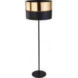 Lampa podłogowa Hilton złota/czarna TK Lighting | Elegancki design