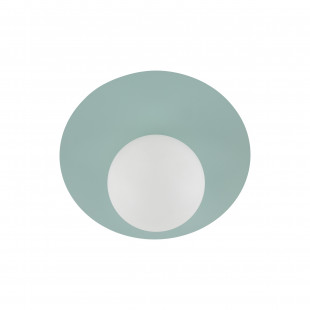 Plafon szklany Pixi 25cm biały/miętowy TK Lighting | Światło dla dzieci