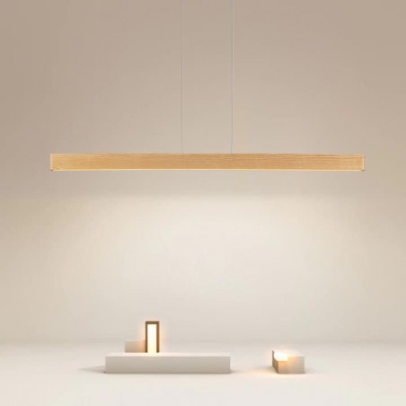 Lampa drewniana Prima LED 150cm dąb | TK Lighting