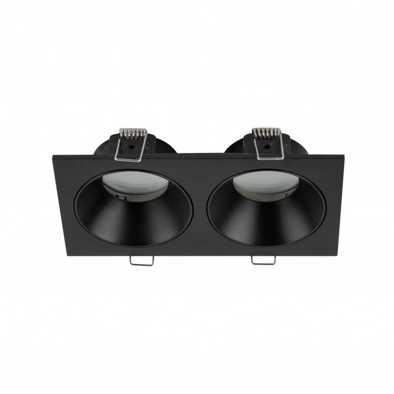 Lampa Prisma Duo TK Lighting | Downlight podtynkowe czarne