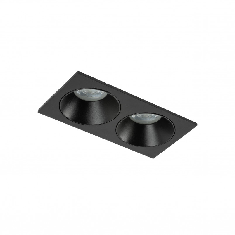 Lampa Prisma Duo TK Lighting | Downlight podtynkowe czarne